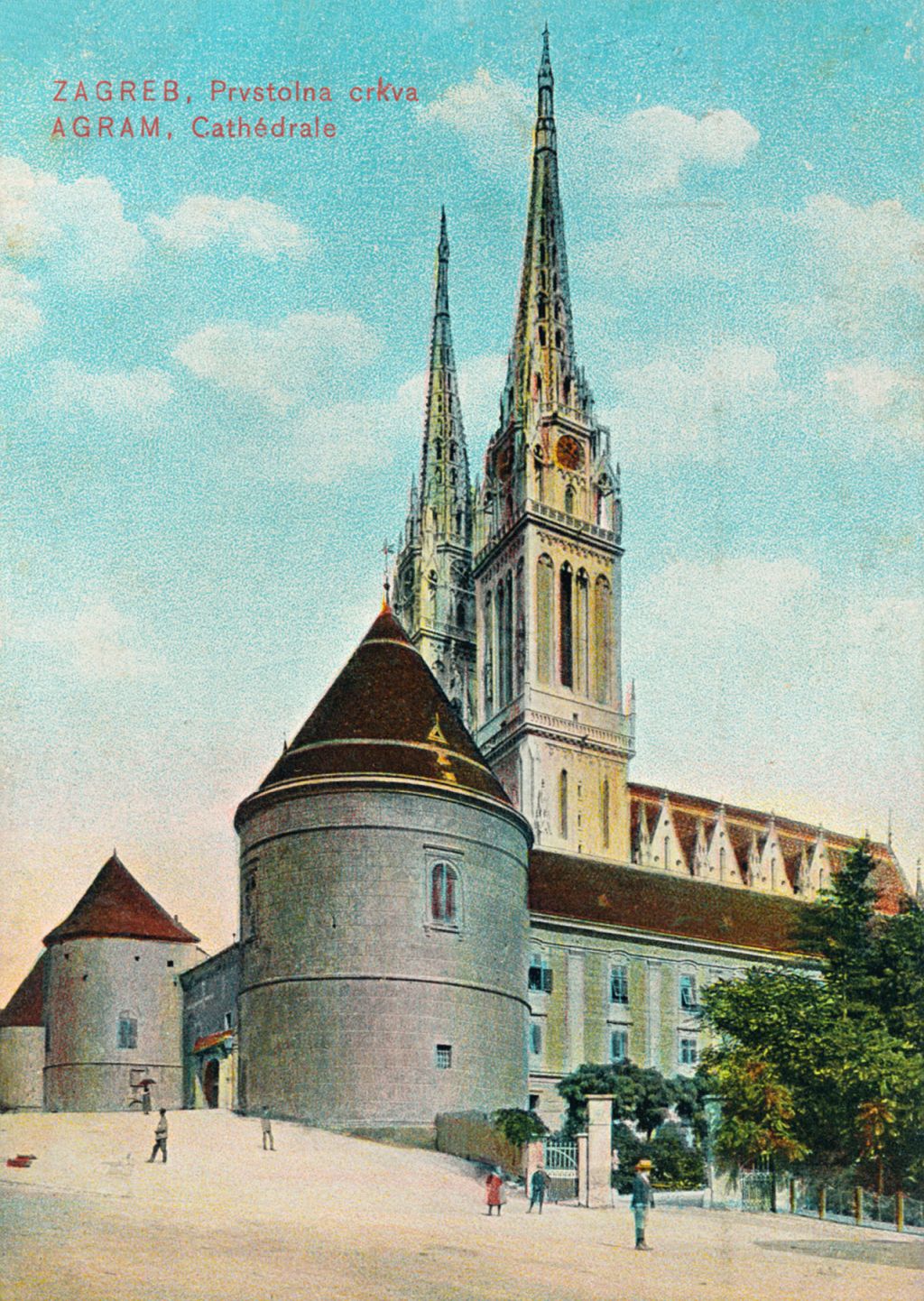 Katedrala, Kaptol oko 1905. godine